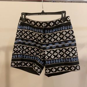 WHBM Embroidered Shorts